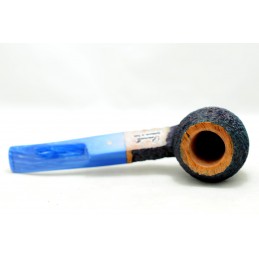 Briar pipe Paronelli rhodesian rusticated night blue handmade