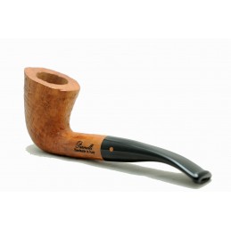 Briar pipe Paronelli half bent sandblast natural handmade