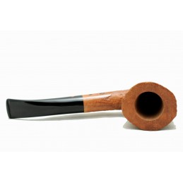 Briar pipe Paronelli half bent sandblast natural handmade