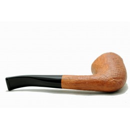 Briar pipe Paronelli half bent sandblast natural handmade