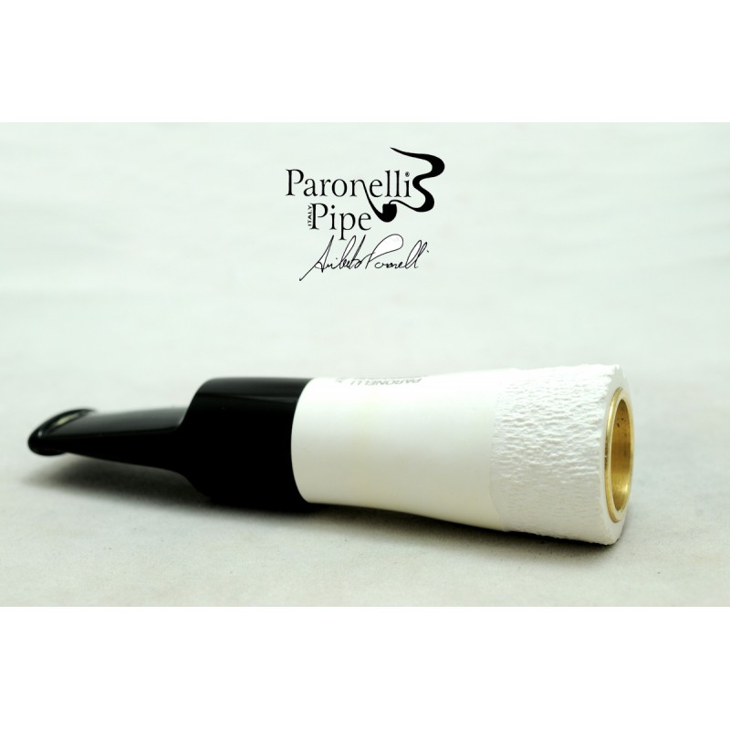 Meerschaum pipe Paronelli SPINNLINE half rusticated