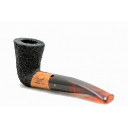 Briar pipe Paronelli REVERSE rusticated handmade