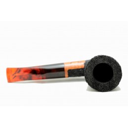 Briar pipe Paronelli REVERSE rusticated handmade