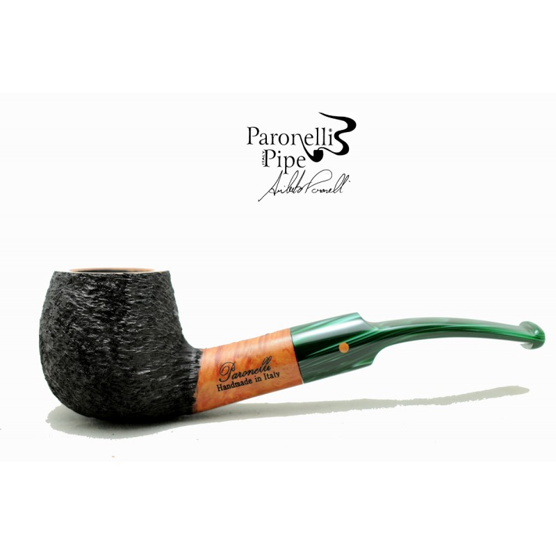 Kit my first briar pipe Paronelli half bent rusticated