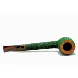 Briar pipe Paronelli canadian rusticated green handmade