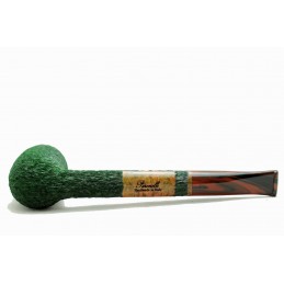 Briar pipe Paronelli canadian rusticated green handmade