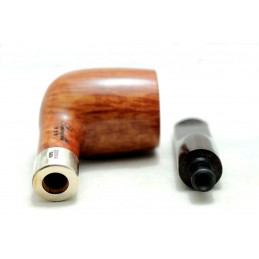 Briar pipe Paronelli billiard handmade silver ring