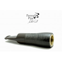 Bog Oak 5000 years pipe Paronelli SPINNLINE calabash reverse smooth