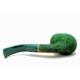 Pipa Paronelli radica curva rusticata forest green