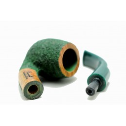 Pipa Paronelli radica curva rusticata forest green