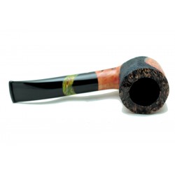 Briar pipe Paronelli HALF RUSTICATED handmade