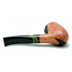 Briar pipe Paronelli HALF RUSTICATED handmade