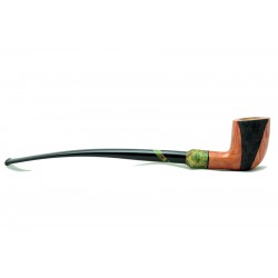 Pipa Paronelli radica CHURCHWARDEN HALF RUSTICATED fatta a mano